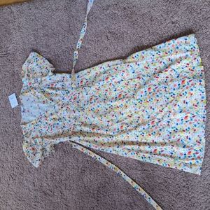 Multicolored Wrap Dress Size M Compania Fantastica